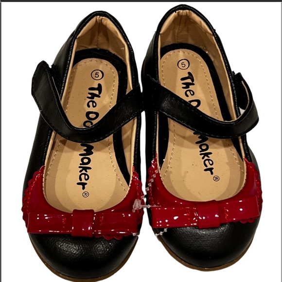 The doll maker Other - Shoes, The doll maker black and red baby girl shoes. NEW